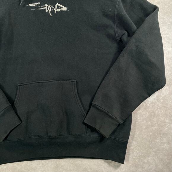 Vintage Staind Rock Band Embroidered Front And Back Baggy Black Pullover Hoodie - Picture 4 of 11